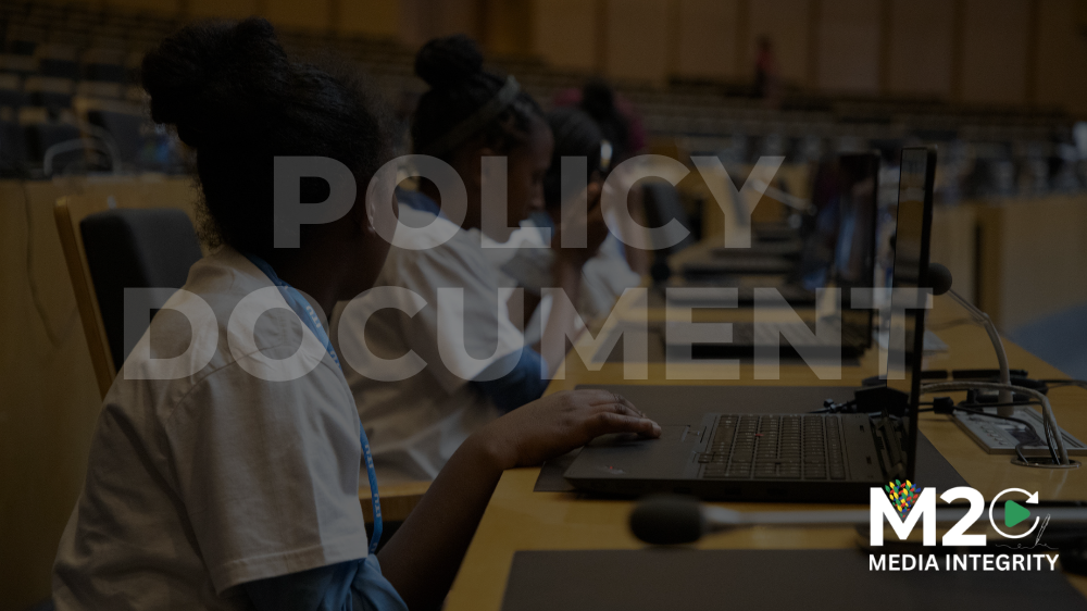 M20 policy document / M Tewelde, ITU - CC BY-NC-SA