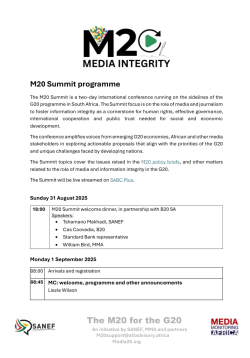 M20 Summit