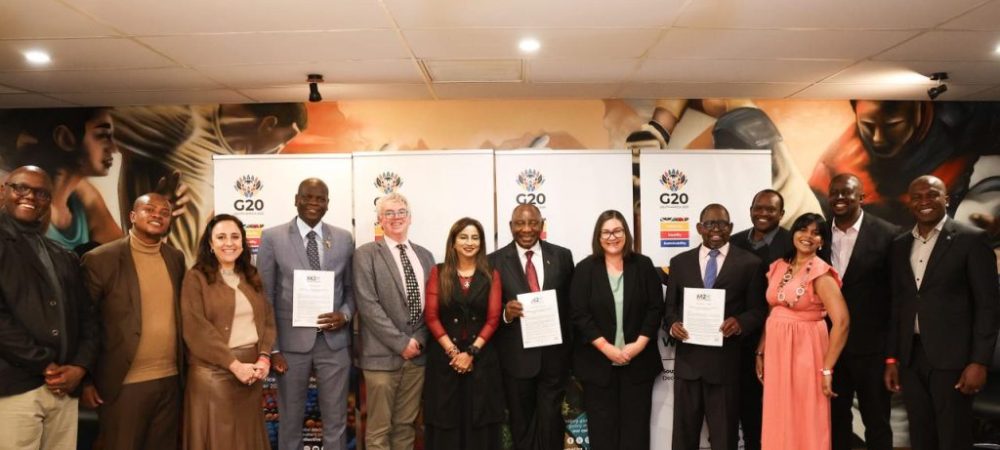 M20 Johannesburg Declaration handed over to President Ramaphosa